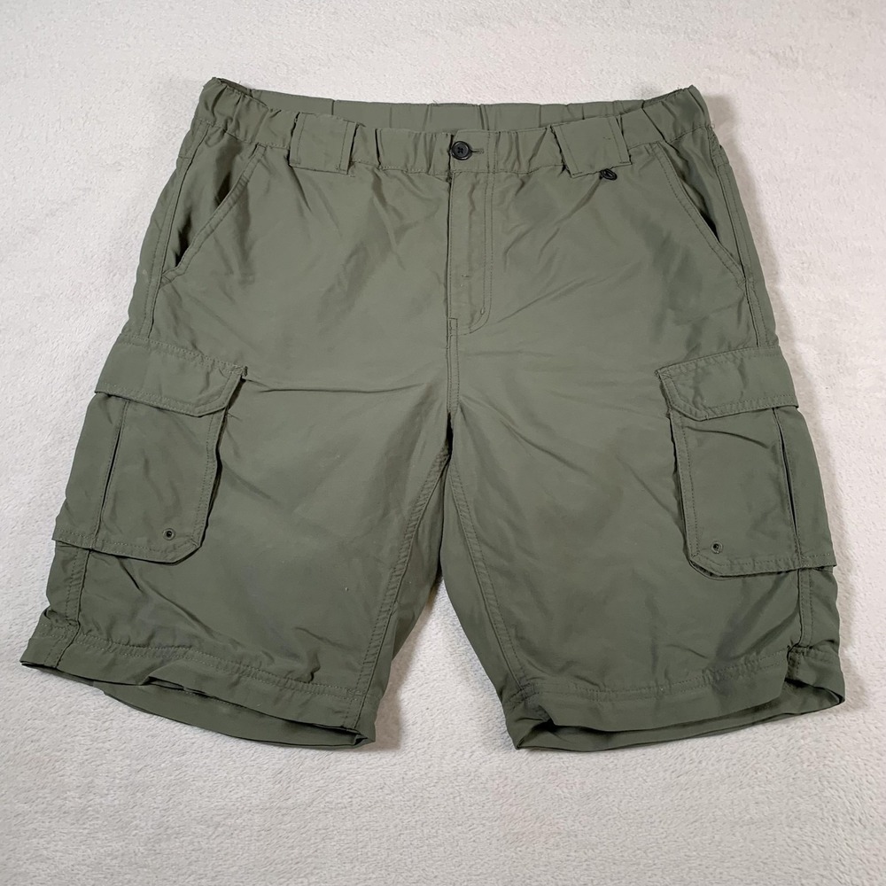 Boy Scouts of America Shorts Womens Medium Green‎ Switchback Nylon Cargo Outdoor